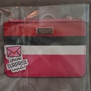kate spade PINK, Black, and Pink Card Holder NWOT GIFT READY